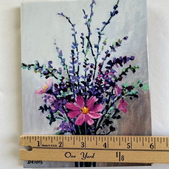 COSMOS Bouquet Floral Art Tile, Home Decor - Picture 3 of 6